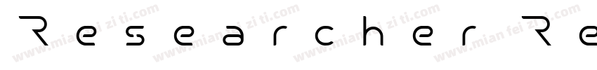Researcher Regular字体转换